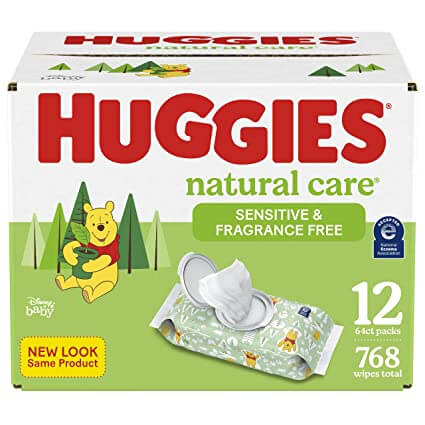 Huggies Natural Care Sensitive Baby Diaper Wipes