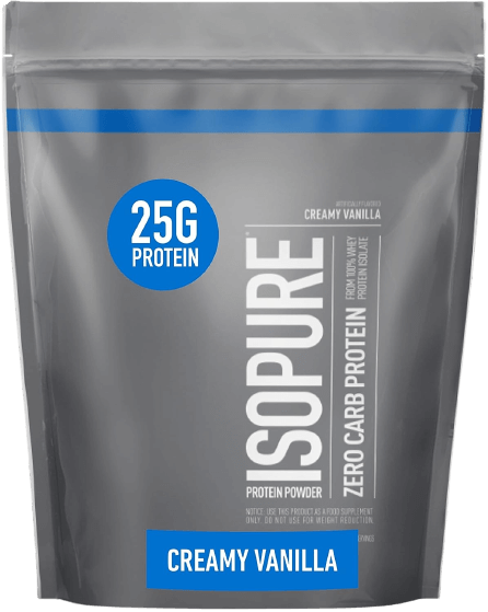 Isopure Creamy Vanilla Whey Isolate Protein Powder 25g Protein