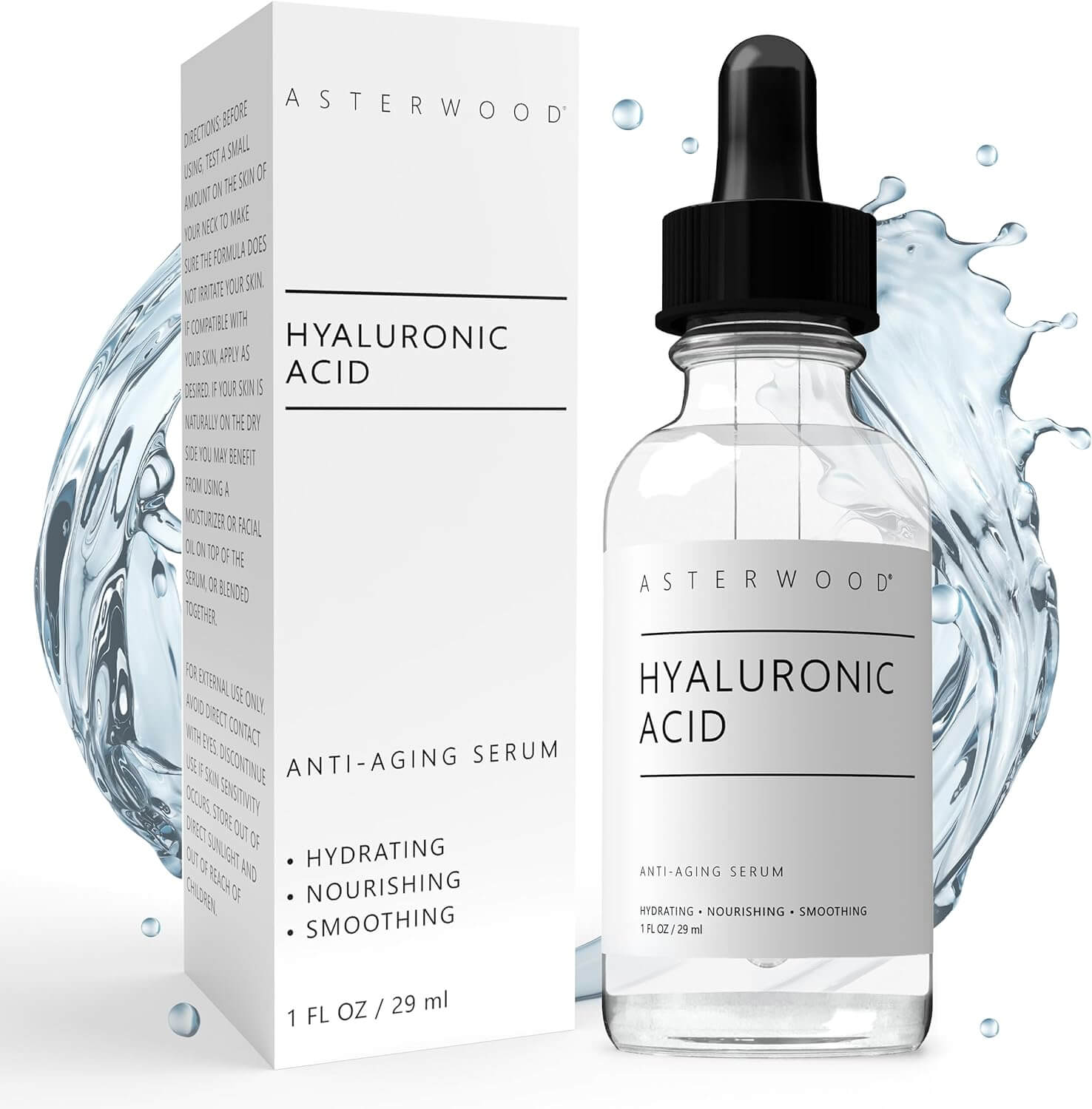 Asterwood Pure Hyaluronic Acid Serum for Face