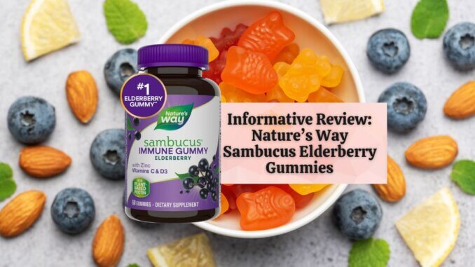 Featured Image of Nature’s Way Sambucus Elderberry Gummies